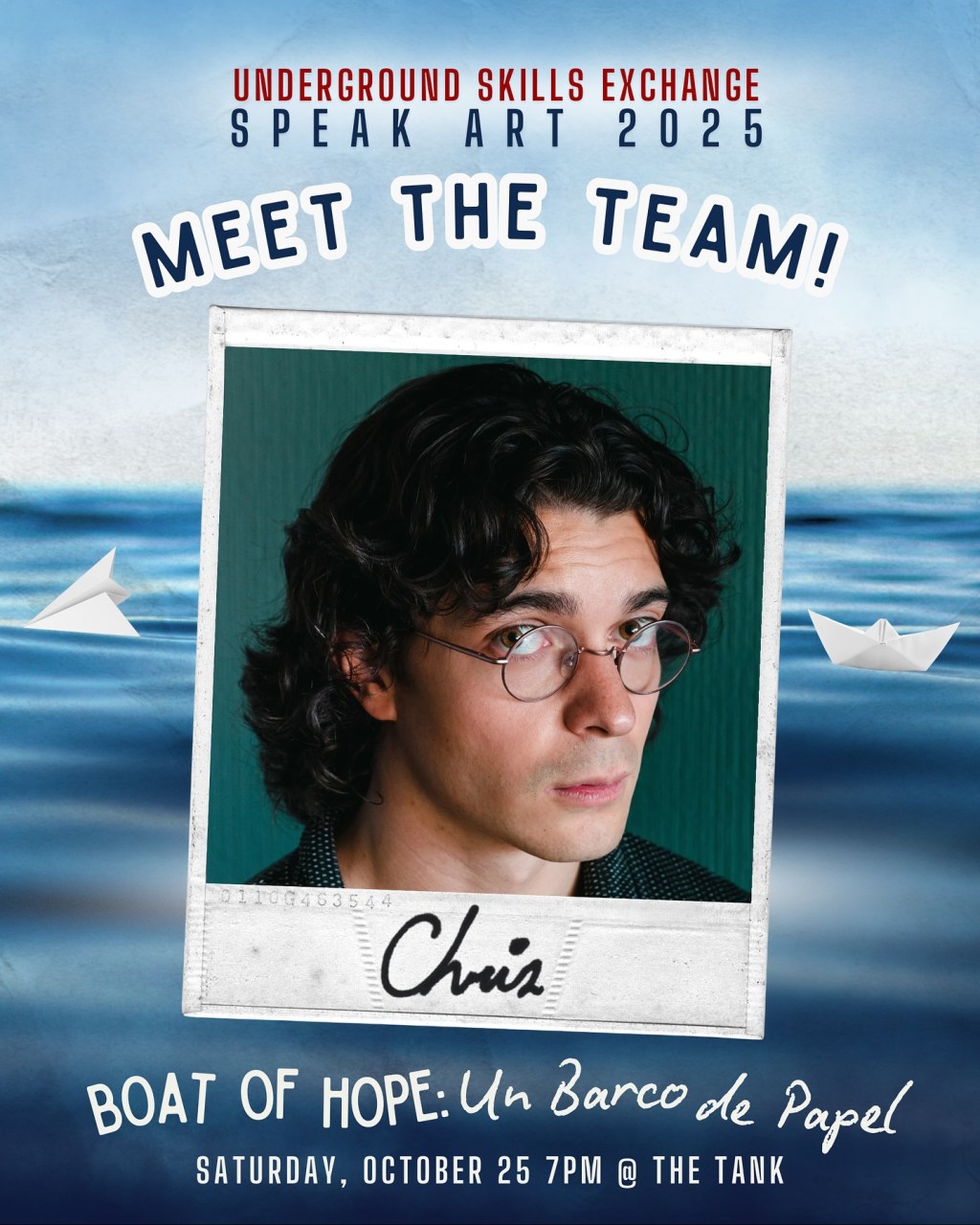 Chris stars in ‘Boat of Hope: Un Barco de Papel’ with&nbsp;USE.