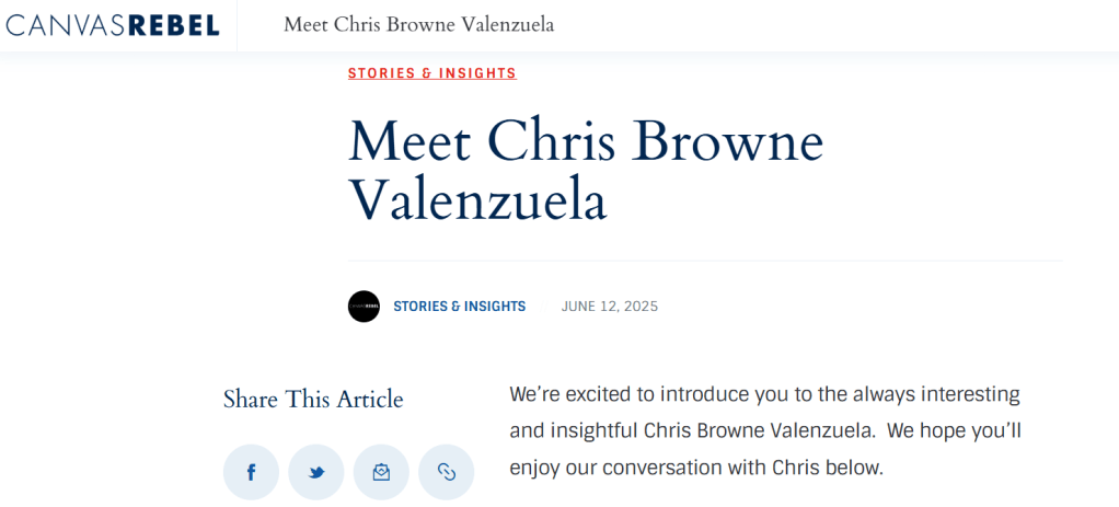 Interview with Canvas&nbsp;Rebel